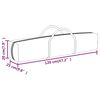 vidaXL Carpa para fiestas plegable blanco 2x2 m
