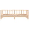 vidaXL Sof&aacute; cama nido sin colch&oacute;n madera maciza 90x190 cm