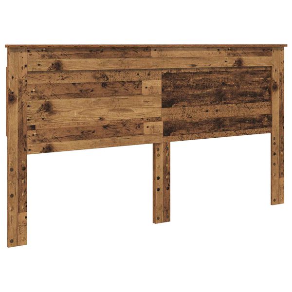 vidaXL Cabecero con cabecera Madera Vieja 200 cm Madera contrachapada