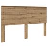 vidaXL Cabecero Roble artisan Madera de ingenier&iacute;a
