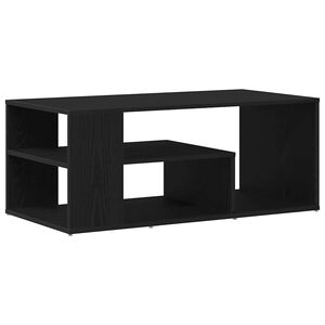 vidaXL Mesa de Caf&eacute; Roble Negro 100 x 50 x 40 cm Madera de ingenier&iacute;a