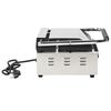 vidaXL Grill parrilla estriada 2200 W 43x30,5x20 cm