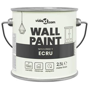 vidaXL Pintura de pared Marr&oacute;n 2,5 L Impresi&oacute;n en pared