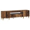 vidaXL Mueble de TV LED ALKMAAR 153 x 35 x 43 cm Madera envejecida