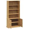 vidaXL Librería VIGO madera maciza de pino 85x35x170 cm