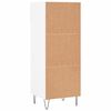 vidaXL Mueble zapatero madera contrachapada blanco brillo 40x36x105 cm