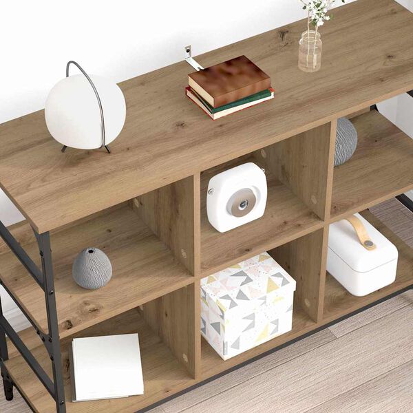 vidaXL Aparador Roble artesanal 102 x 32 x 73,5 cm