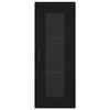 vidaXL Armario de pared negro 34,5x34x90 cm
