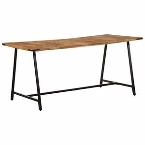 vidaXL Mesa de comedor madera maciza de mango 160x80x75 cm