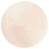 vidaXL Alfombra de pelo corto suave lavable HUARTE beige &Oslash; 120 cm