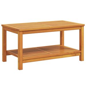 vidaXL Mesa lateral Aceite Natural 90 x 50 x 45 cm