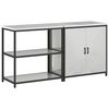 vidaXL Juego de Almacenamiento de Cocina HATTEM 2 uds. Plateado