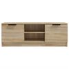 vidaXL Mueble de TV madera contrachapada roble Sonoma 102x35x36,5 cm