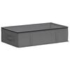 vidaXL Caja de almacenamiento con ventana superior transparente