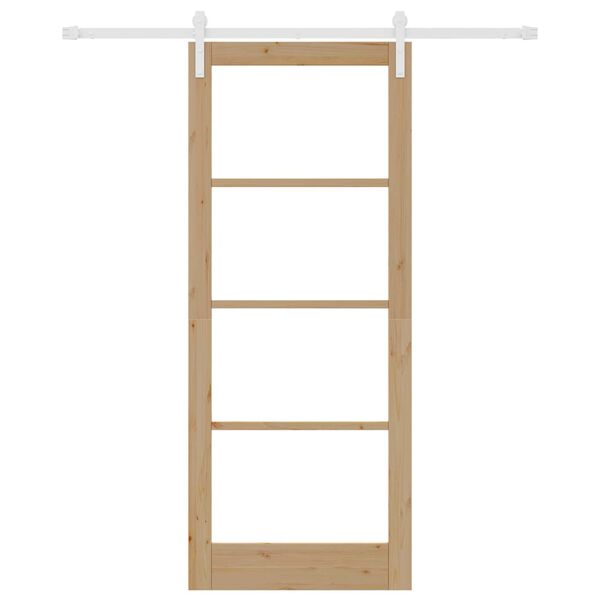 vidaXL Puerta Corredera ORKDAL Natural 86 x 211 cm