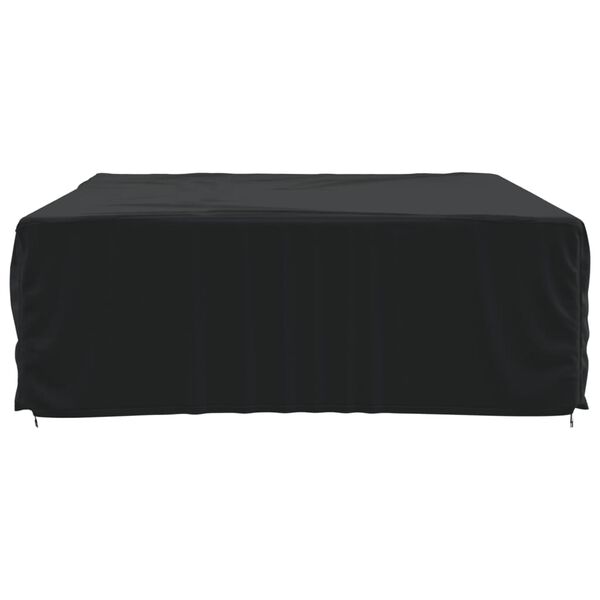 vidaXL Cubierta para muebles de jard&iacute;n Oxford 420D negro 350x260x90 cm