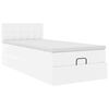 vidaXL Cama otomana colch&oacute;n cuero sint&eacute;tico blanco 90x200cm