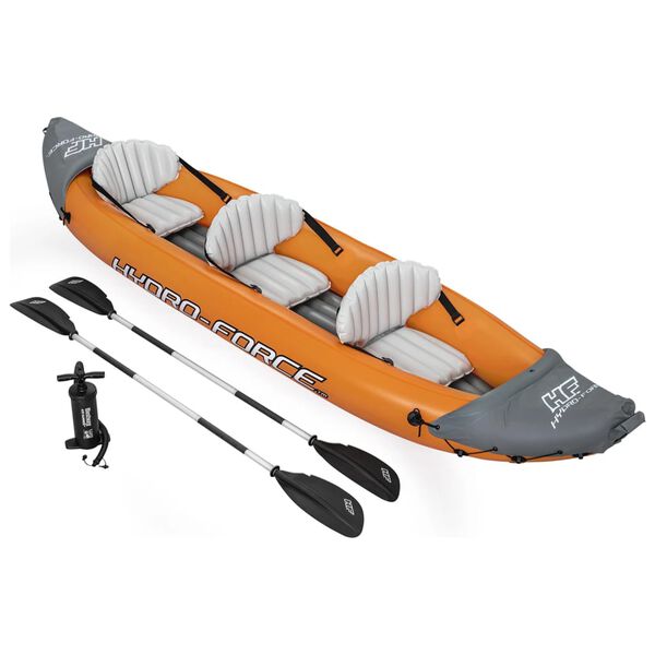 Bestway Set de kayak hinchable 3 personas Rapid x3 Hydro-Force