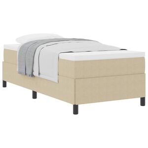 vidaXL Cama tipo Box Spring Verde gris&aacute;ceo 80 x 200 cm Tela de Pana