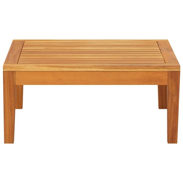 vidaXL Mesa de jardín madera maciza de acacia 64x64x29 cm