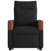 vidaXL Sill&oacute;n reclinable elevable tela negro