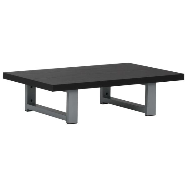 vidaXL Mueble de cuarto de baño negro 60x40x16,3 cm