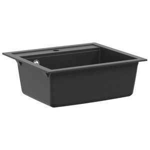 vidaXL Fregadero de cocina de un seno Granito 60 x 51 x 30,5 cm
