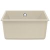 vidaXL Lavabo Beige 430 x 460 mm 80% Cuarzo y 20% Resina