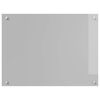 vidaXL Salpicadero de cocina Gris claro 80 x 60 x 0,6 cm