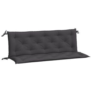 vidaXL Cojines de banco de jard&iacute;n 2 uds antracita 150x50x7 cm