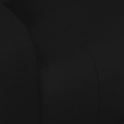 vidaXL Sillón reclinable eléctrico de cuero sintético negro