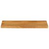 vidaXL Tablero de mesa borde natural madera maciza mango 70x20x3,8 cm