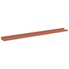 vidaXL Estante de pared 4 pcs Rojo 100 x 9 x 3 cm Madera de ingenier&iacute;a