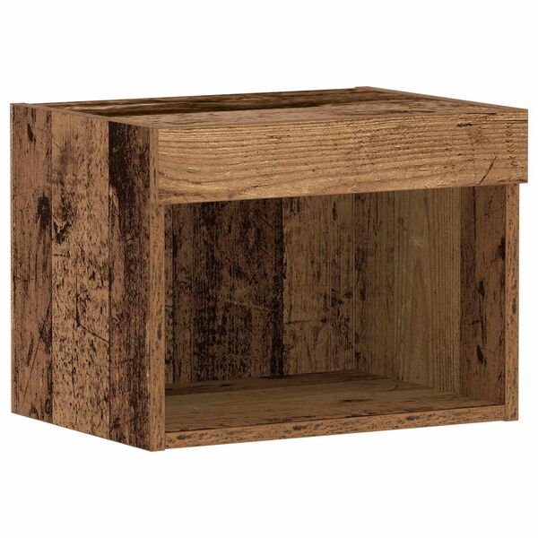 vidaXL Conjunto de mueble de TV Madera Vieja 40 x 30 x 30 cm