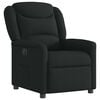 vidaXL Sill&oacute;n reclinable el&eacute;ctrico de tela negro