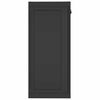 vidaXL Armario de almacenaje exterior PP negro 65x37x85 cm