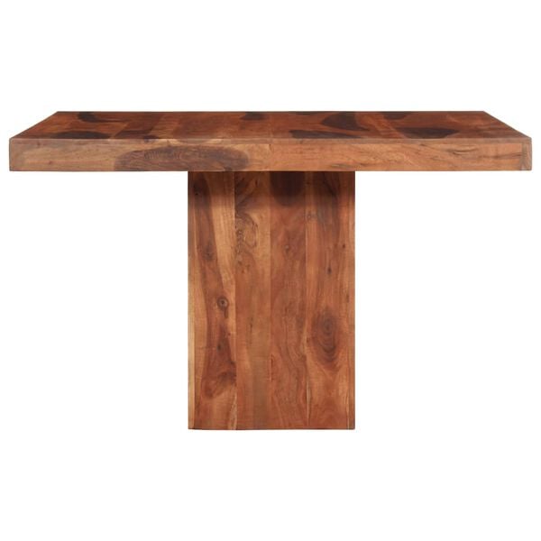 vidaXL Mesa de comedor madera maciza de acacia 120x120x77 cm