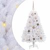 vidaXL &Aacute;rbol de Navidad artificial 120 cm PVC y Acero Blanco