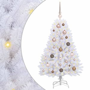 vidaXL &Aacute;rbol de Navidad artificial 120 cm PVC y Acero Blanco