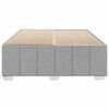 vidaXL Cama sin colch&oacute;n tela gris claro 140x200 cm