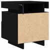vidaXL Cabecero Roble negro 40 x 39 x 48.5 cm Madera contrachapada