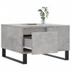 vidaXL Mesa de centro madera contrachapada gris hormig&oacute;n 55x55x36,5 cm