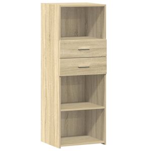 vidaXL Aparador alto madera de ingenier&iacute;a roble Sonoma 45x42,5x124 cm