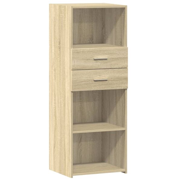 vidaXL Aparador alto madera de ingenier&iacute;a roble Sonoma 45x42,5x124 cm