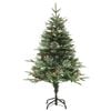 vidaXL &Aacute;rbol de Navidad con luces y pi&ntilde;as PVC PE verde 150 cm