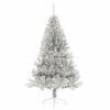 vidaXL &Aacute;rbol de Navidad Artificial Preiluminado Plateado 120 cm PET