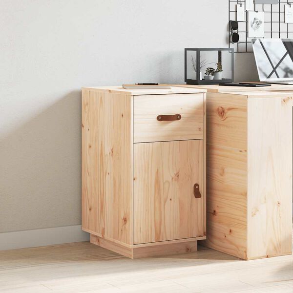 vidaXL Armario de escritorio madera maciza de pino 40x50x75 cm