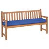 vidaXL Coj&iacute;n para palet Azul Royal 180 x 40 x 8 cm Tela Oxford