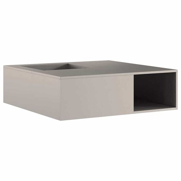 vidaXL Hoguera Marr&oacute;n 100 x 100 x 30 cm Acero oxidado