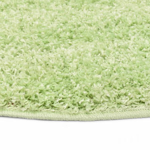 vidaXL Alfombra de pelo verde 160 cm